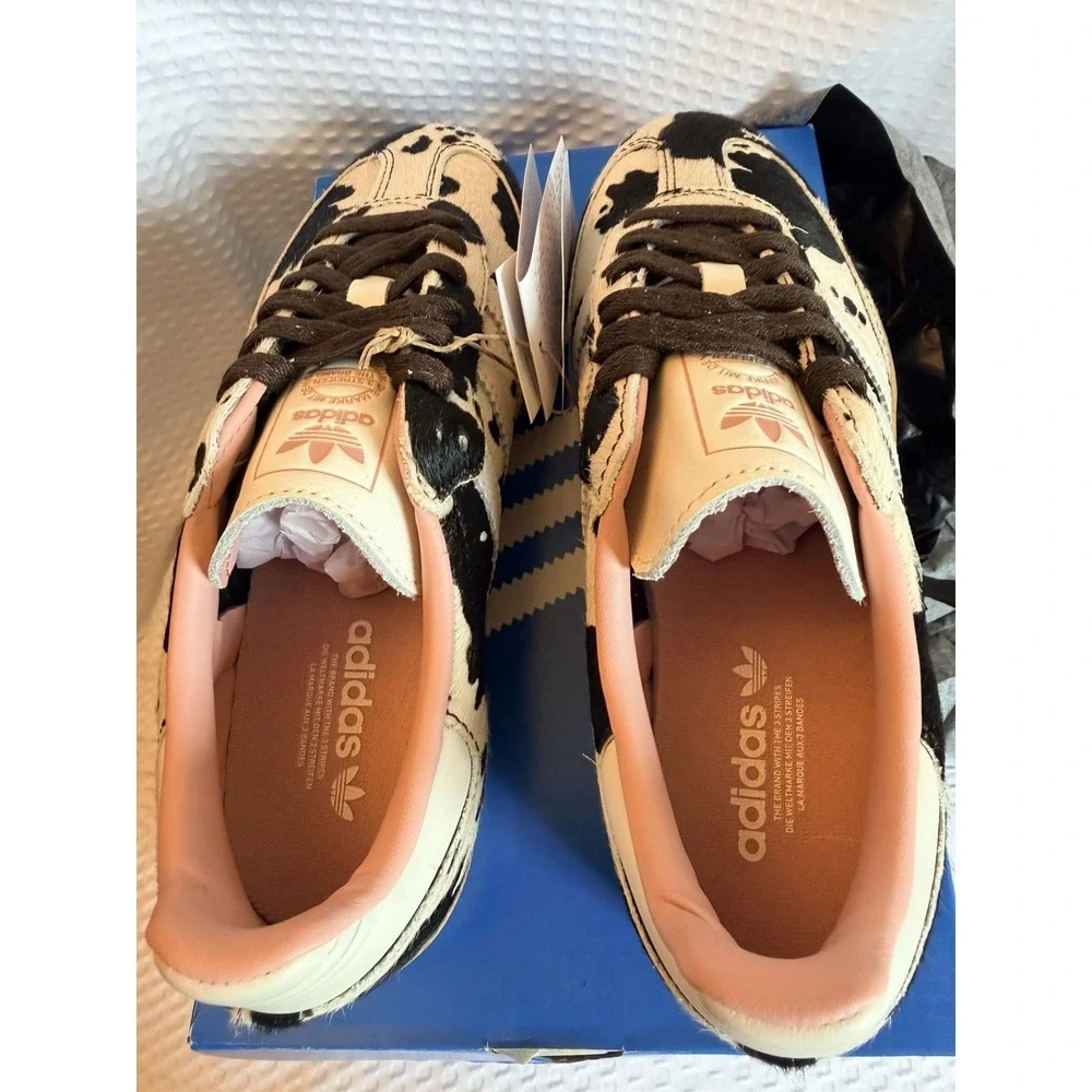 Adidas Originals Samba OG 'Cow Print' Brown Pink JR1256 Women's Size 6.5  NIB